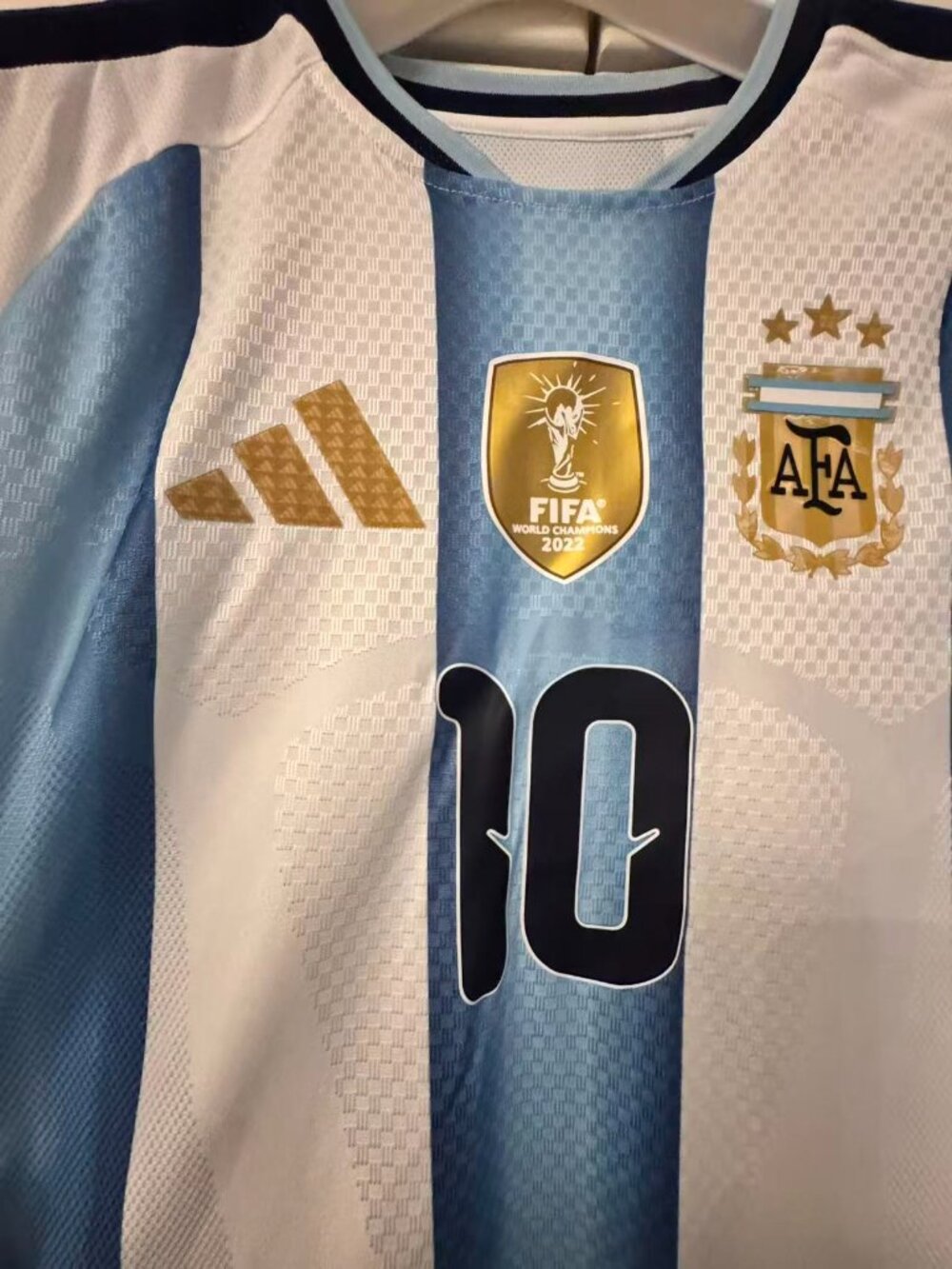adidas Argentina Soccer Jersey Blue White Size S - Picture 6 of 9